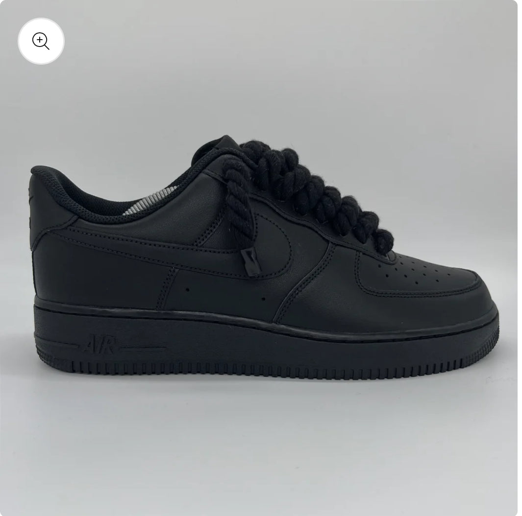 AIR FORCE ONE BIG LACES BLACK