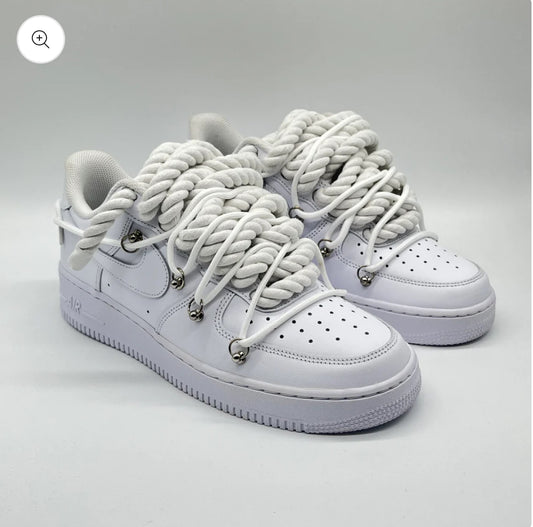 AIR FORCE ONE DOUBLE LACE WHITE